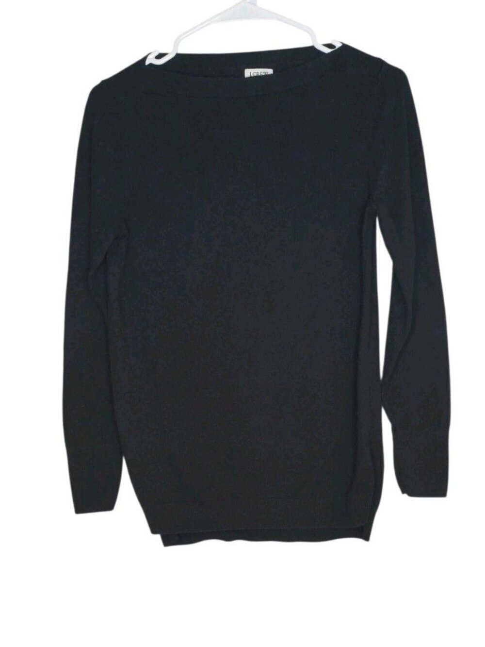 J. Crew Women's Size XS Black Crew neck Sweater Cotton